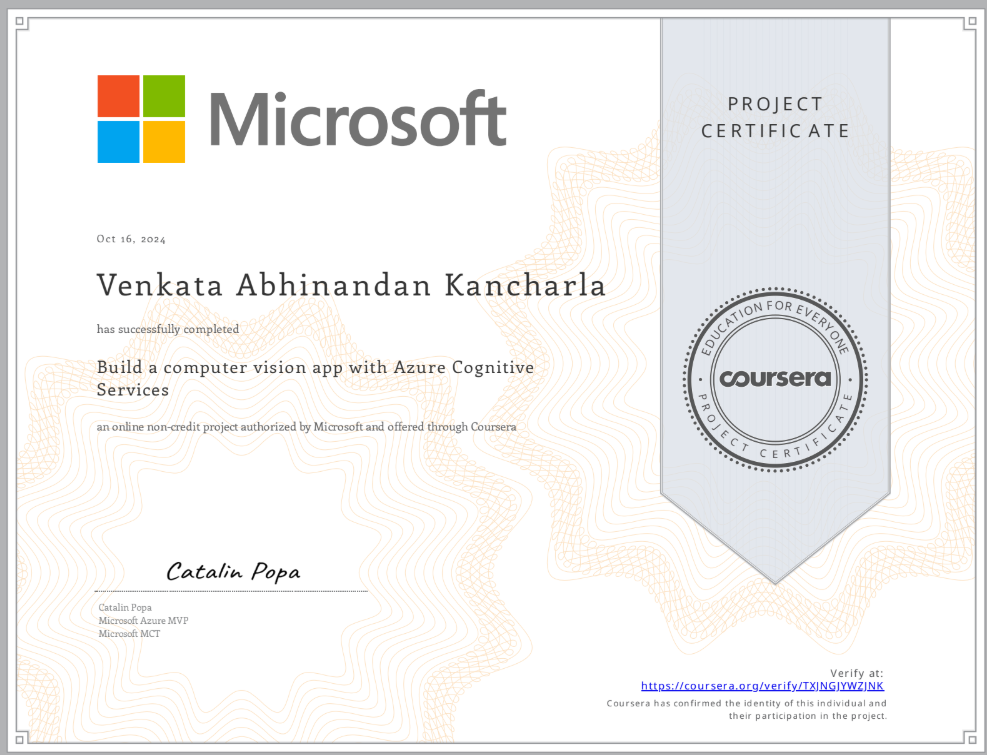 Certification 12